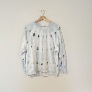Lou & Grey Blue Tie Dye Sweatshirt